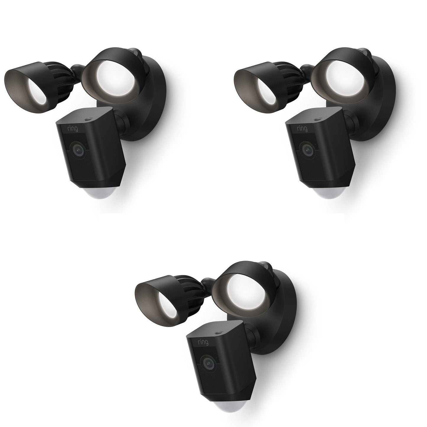 Ring Floodlight Cam Wired Plus Black