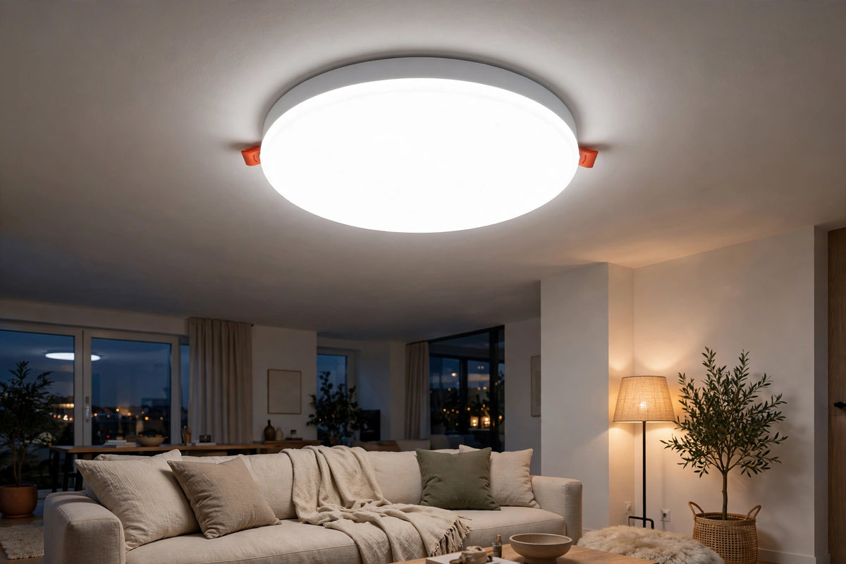 36W frameless adjustable round LED panel – image 6 of 6