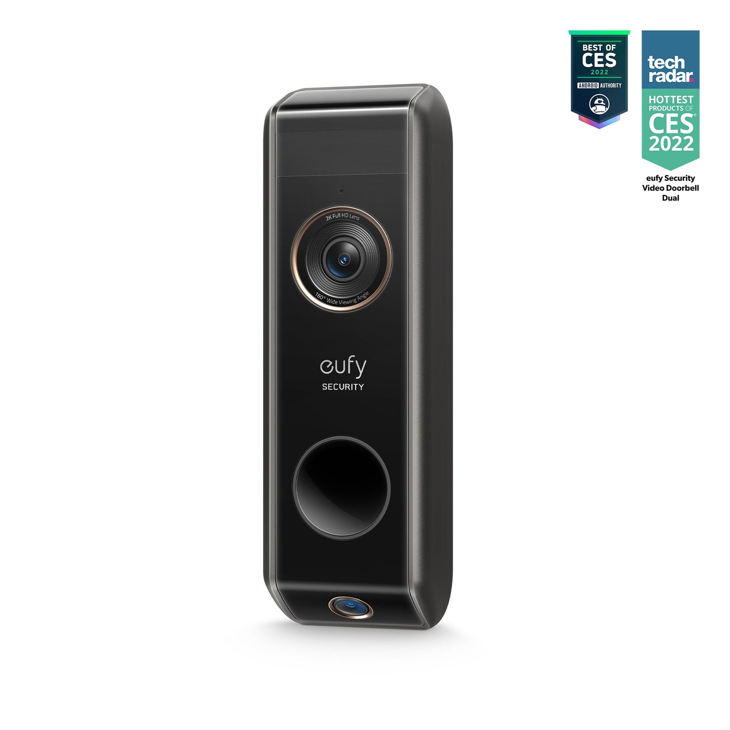 Eufy 2K Dual Cam Video Doorbell S330 (Battery-Powered) with Homebase 2