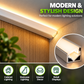 2m 45° Angled Corner LED Aluminium Profile – 18×18mm, Silver