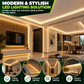 2m Plaster Over LED Aluminium Profile – 54.8 × 12.9mm, Trimless