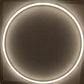 Round Halo LED Linear Frame Light — lit ring in a ceiling grid