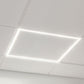 48W Standard Linear Frame Light, 600x600, glowing square frame in ceiling