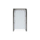 Close-up of the LED panel and polycarbonate lens of the 100W LED street light