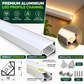 2m 45° Angled Corner LED Aluminium Profile – 18×18mm, Silver