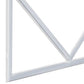 Close-up of the Diamond Linear Frame Light frame corner and diamond joint