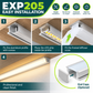 2m Recessed LED Aluminium Profile – 23.6×7mm, Silver