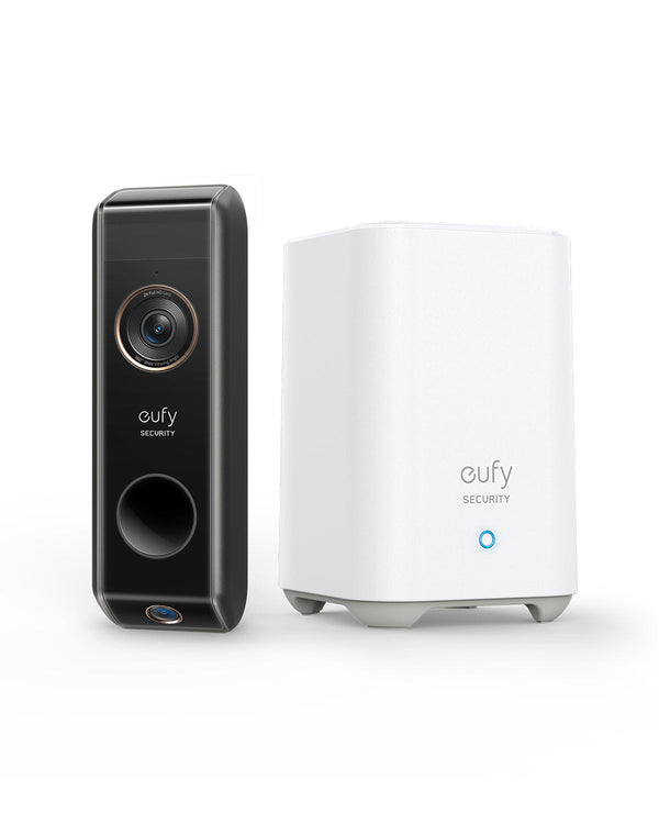 Eufy 2K Dual Cam Video Doorbell S330 (Battery-Powered) with Homebase 2 & Add on Doorbell Chime *Bundle* secondary image