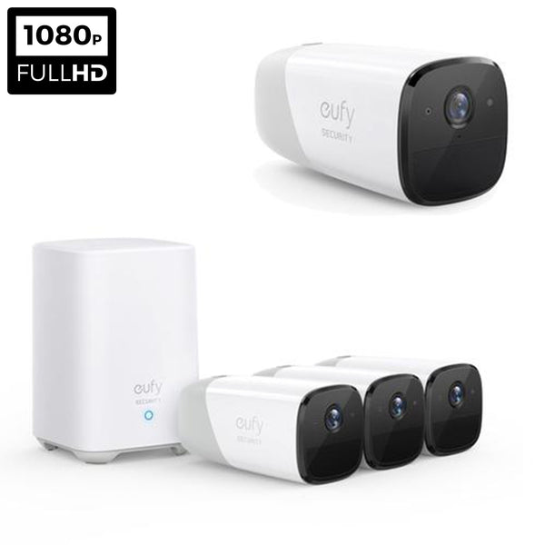 Eufy EufyCam 2 - 3 Cam Kit with HomeBase 2 & EufyCam 2 Add On Camera *Bundle*