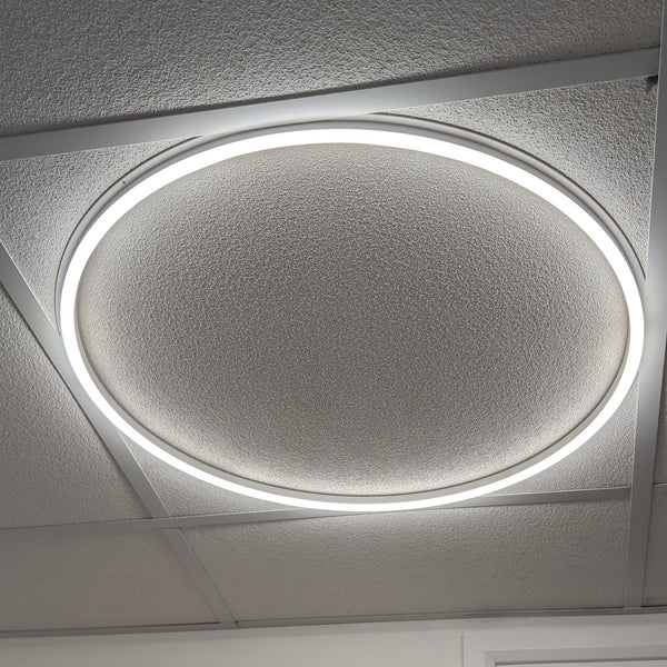 Round Halo LED Linear Frame Light – 3CCT, 30/35/40W Selectable, 4800LM, 591mm, 5-Year Warranty