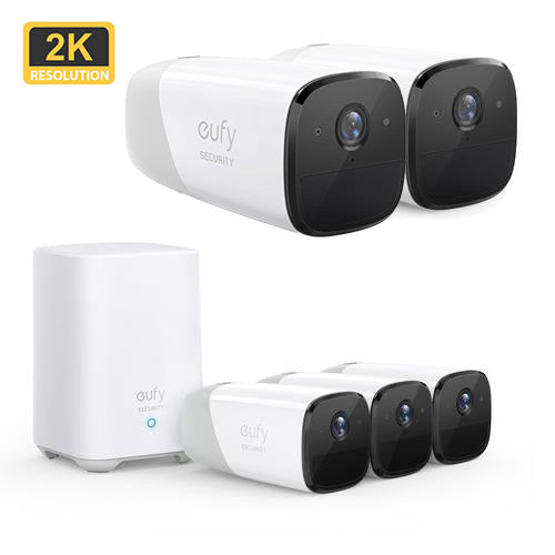 Eufy EufyCam 2 Pro - 3 Cam Kit with HomeBase 2 & 2 x EufyCam 2 Pro Add On Cam *Bundle*