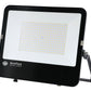 LED Dual Voltage Floodlight 200W – front view, ecolux England, black, no sensor