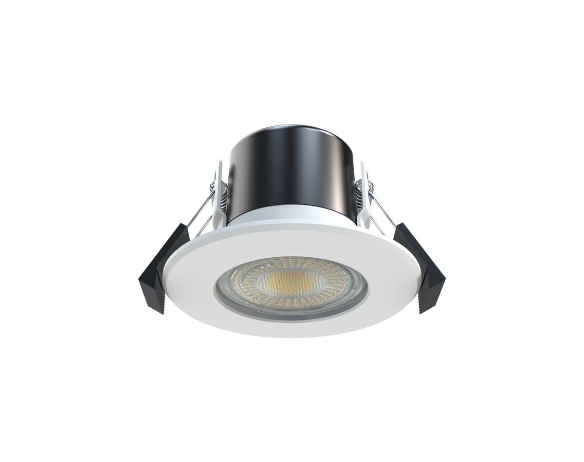 DL99 fire rated LED downlight with white bezel
