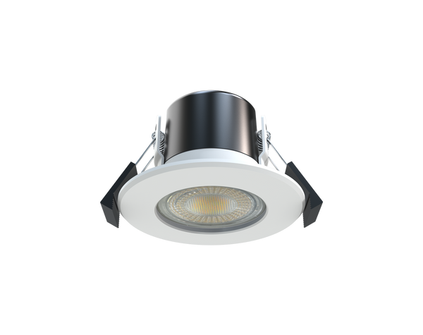 Fire Rated LED Downlight – 5W, Dimmable, IP65, Interchangeable Bezels