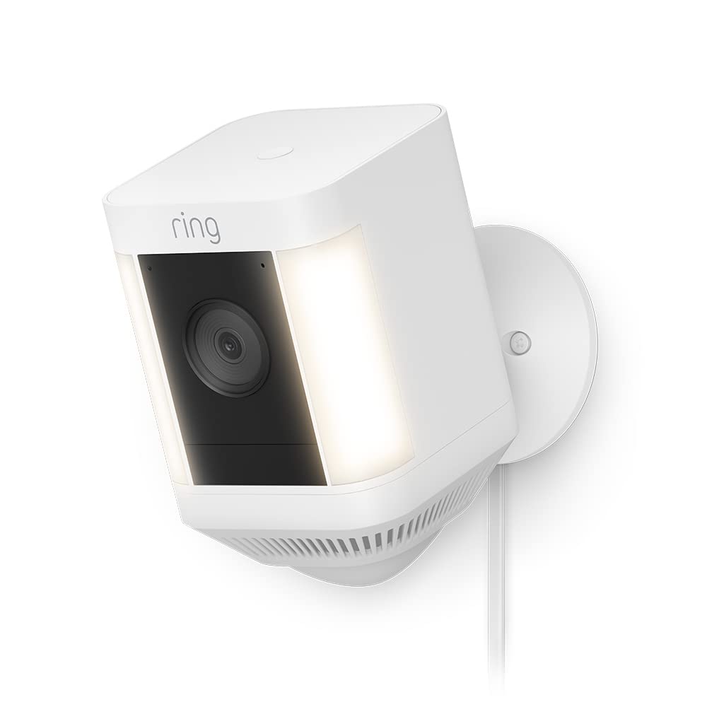 Ring Spotlight Cam Plus (3 Pin UK) Plug-In White