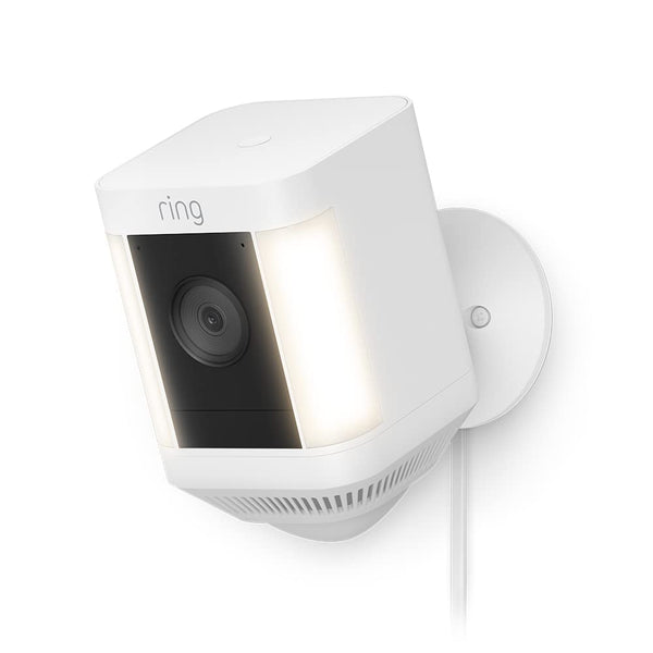 Ring Spotlight Cam Plus (3 Pin UK) Plug-In White