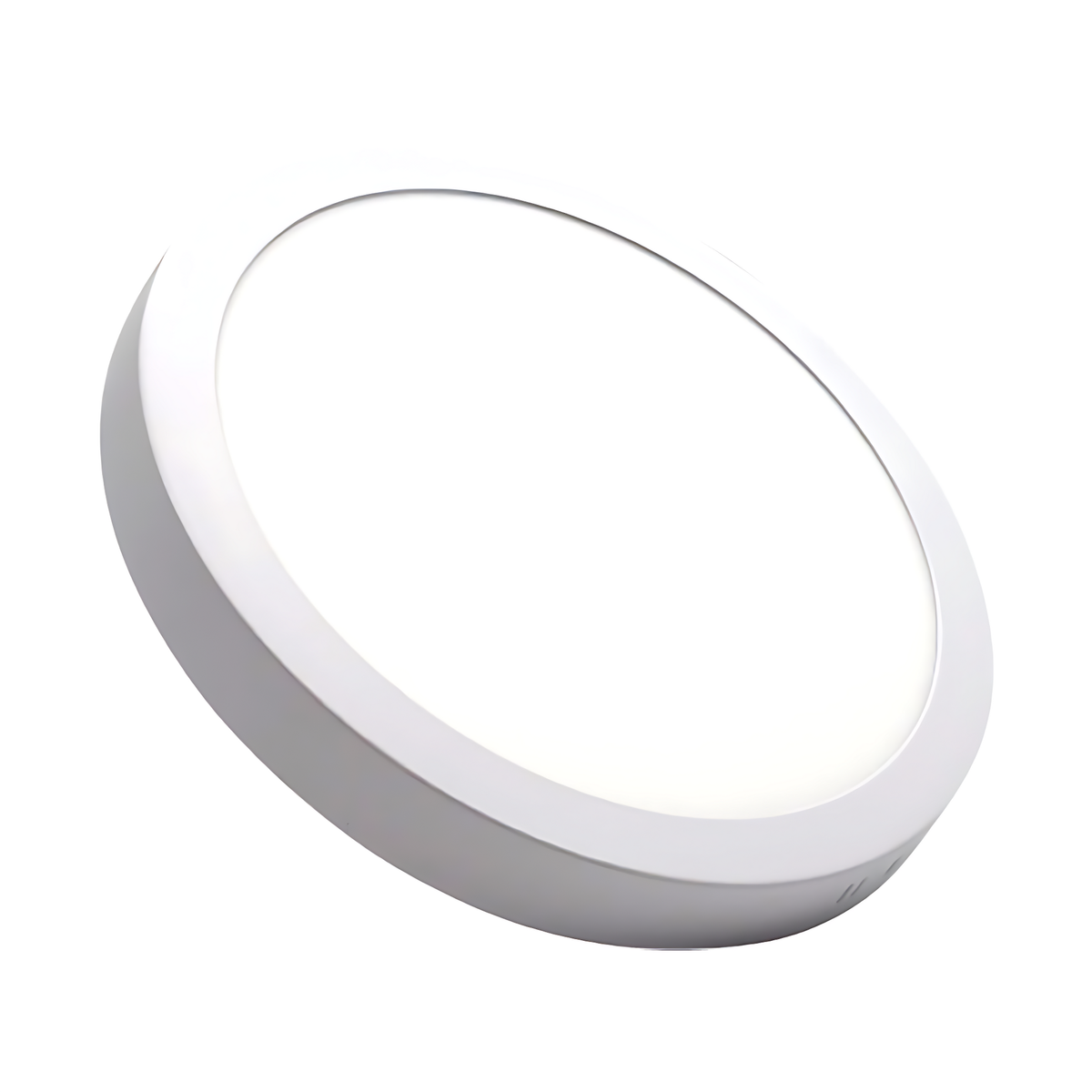 Round LED surface mounted ceiling panel light, 24W, white