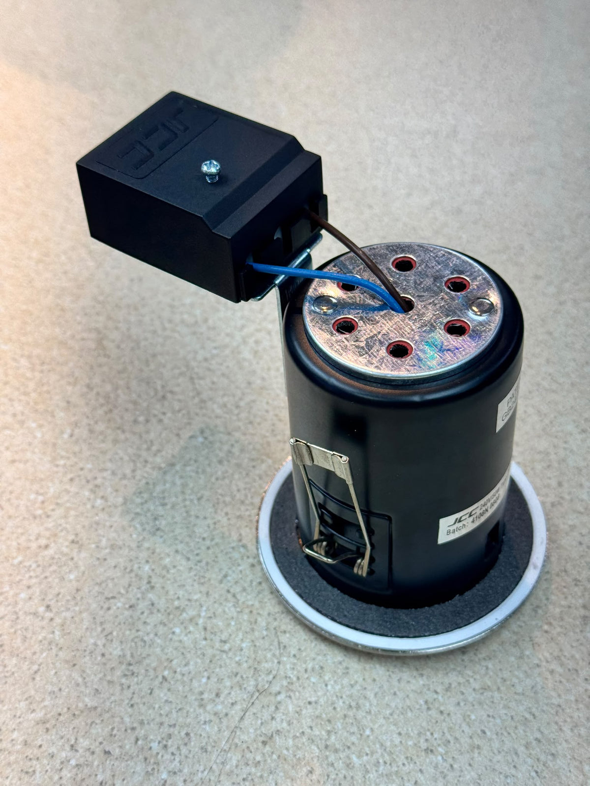 JCC Fireguard JC94002 - steel can, terminal box and intumescent plate
