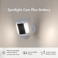 Ring Spotlight Cam Plus Battery & USB-C Solar Panel White *BUNDLE*