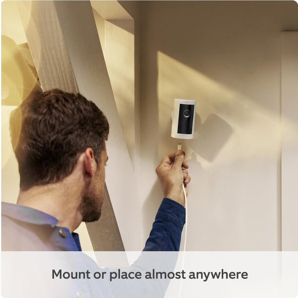 Ring Outdoor Camera Plus (Plug-in) | 2K White secondary image