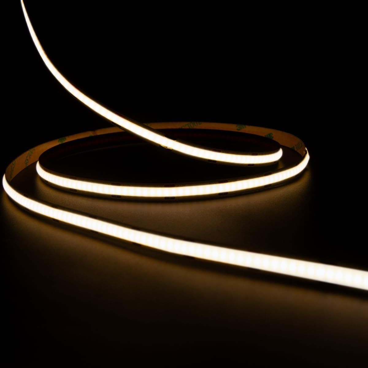ENERJ 24V COB LED Strip Light 5m, 4000K Neutral White, 480 LEDs/m, 1200Lm/m, Dotless Flexible LED Tape, Cuttable 10mm IP20 LED Strip