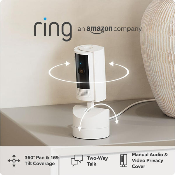 Ring All New Pan & Tilt Indoor Camera - White secondary image