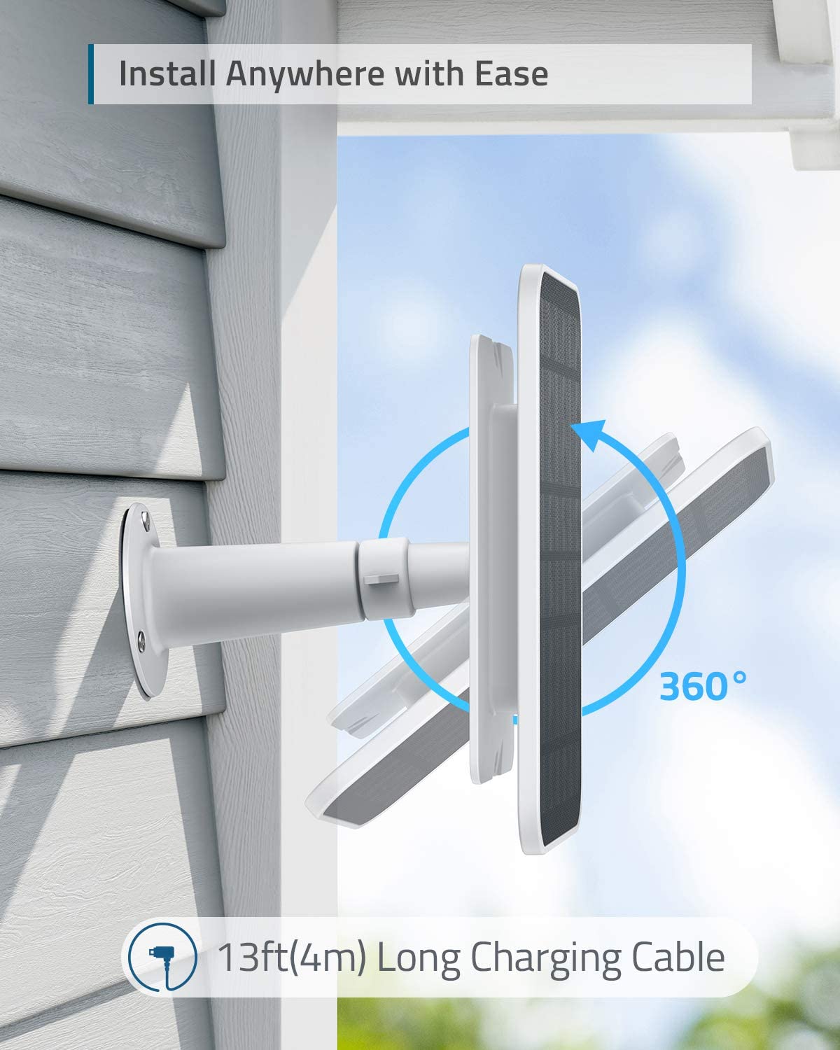 Eufy Solar Panel Charger - Solar Panel for EufyCam