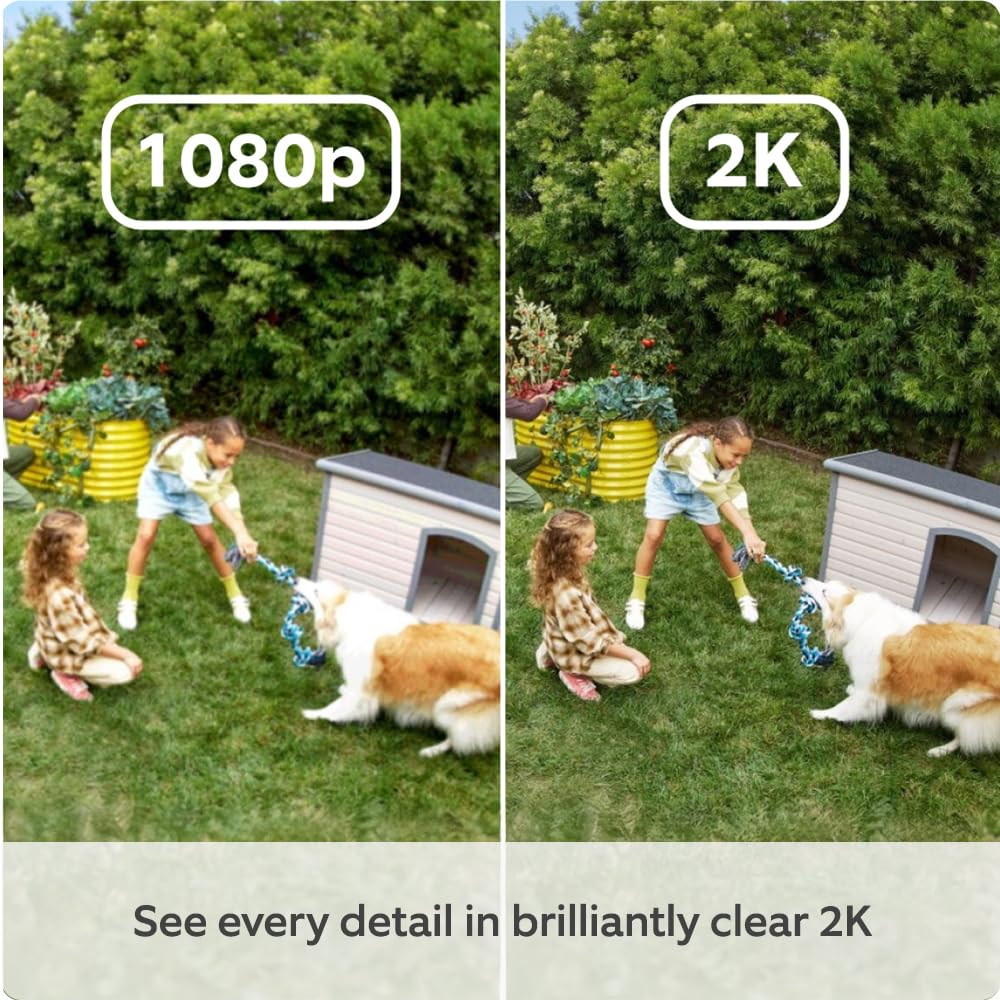 Ring Outdoor Camera Plus (Plug-in) | 2K White