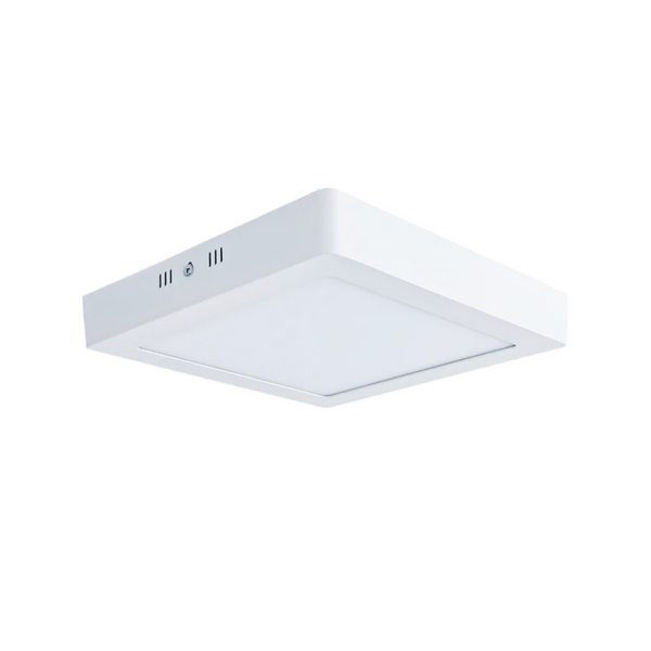 Square LED Ceiling Panel Light – Surface Mounted, Ultra-Slim Flush Mount, IP20 Indoor