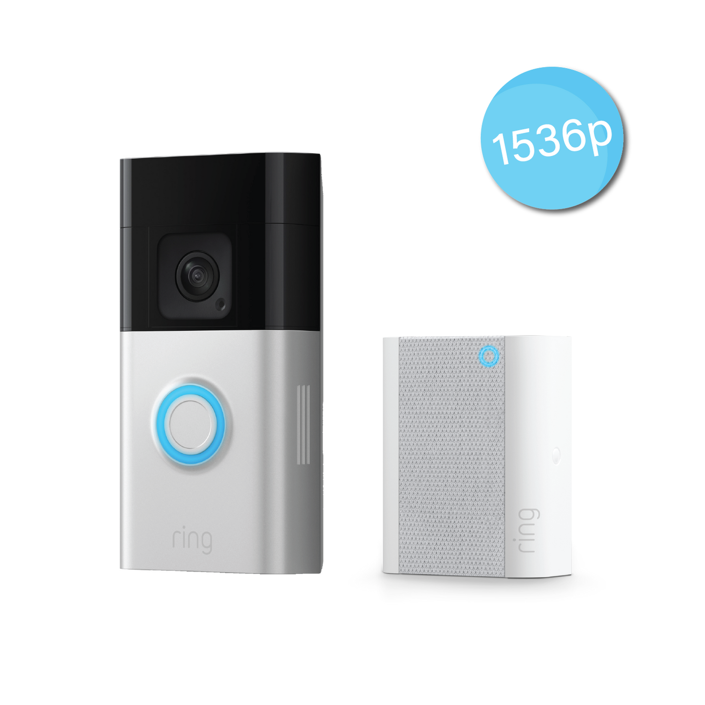 Ring Video Doorbell Plus Battery 1536p & Ring All New Chime *BUNDLE*