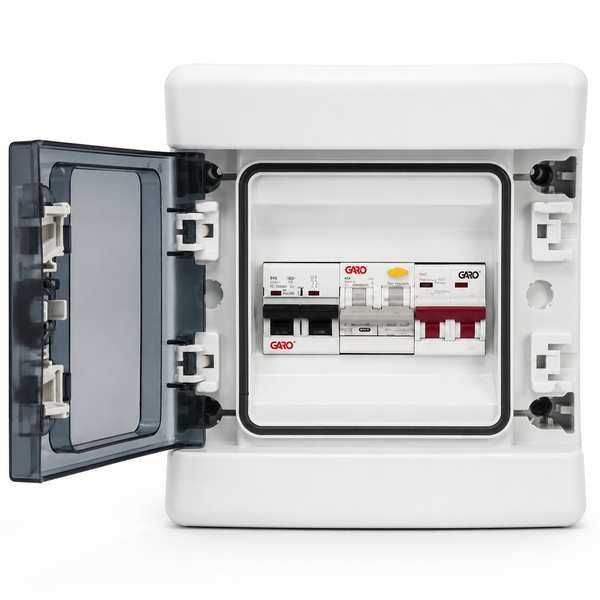 GARO GC6EV40PME 6-Way EV Consumer Unit | 40A Type A RCBO & PME Fault Detection