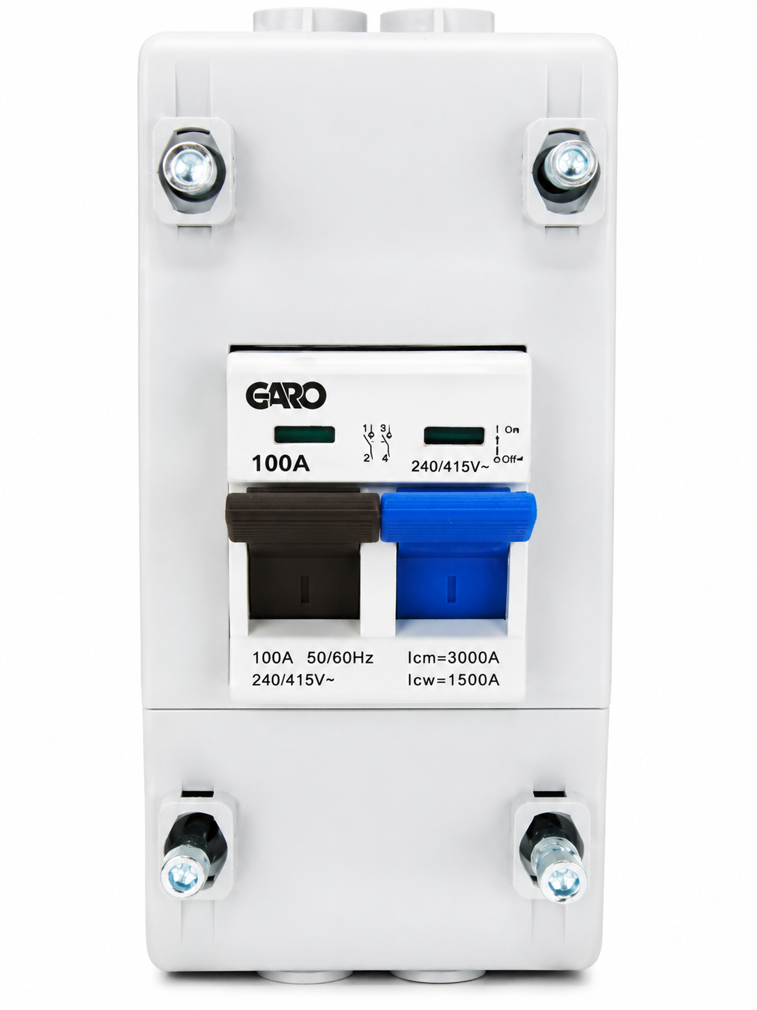 GARO GP2100M 100A 2 Pole Meter Isolator Switch | DNO Meter Disconnect