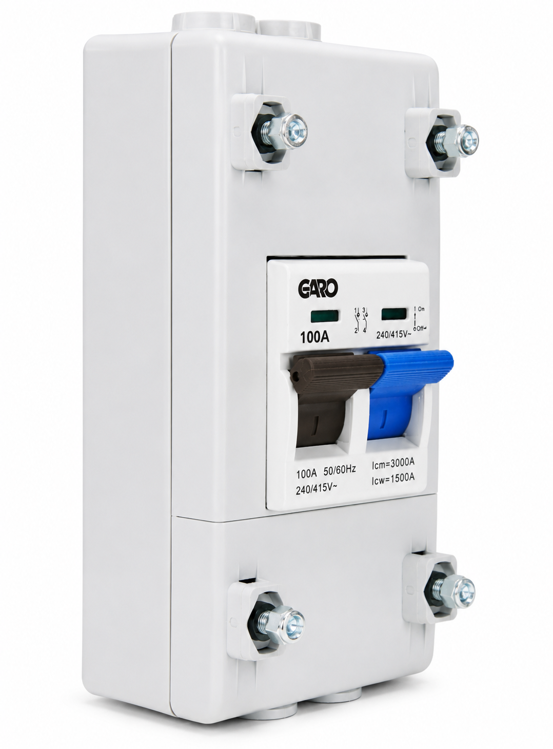 GARO GP2100M 100A 2 Pole Meter Isolator Switch | DNO Meter Disconnect