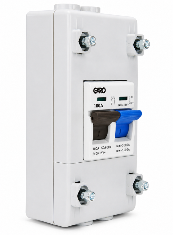 GARO GP2100M 100A 2 Pole Meter Isolator Switch | DNO Meter Disconnect secondary image