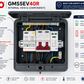 GARO GMS5EV40R 5-Way EV Consumer Unit | 40A Bi-Directional RCBO & Type 2 SPD