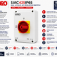 GARO SIAC425IP65 25A 4 Pole AC Isolator Switch | IP65 3P+N Safety Switch