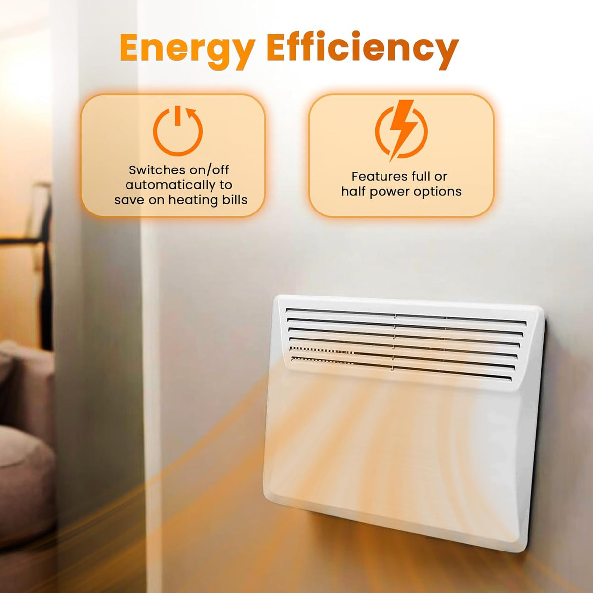 Devola DVS1000W 1000W panel heater – image 4 of 9