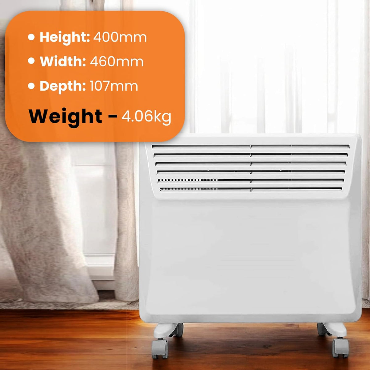 Devola DVS1000W 1000W panel heater – image 8 of 9