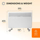 Devola DVS1500W 1500W panel heater – image 5 of 9