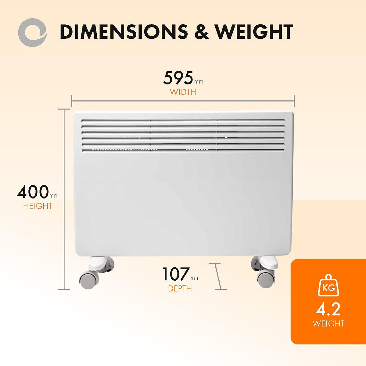 Devola DVS1500W 1500W panel heater – image 5 of 9
