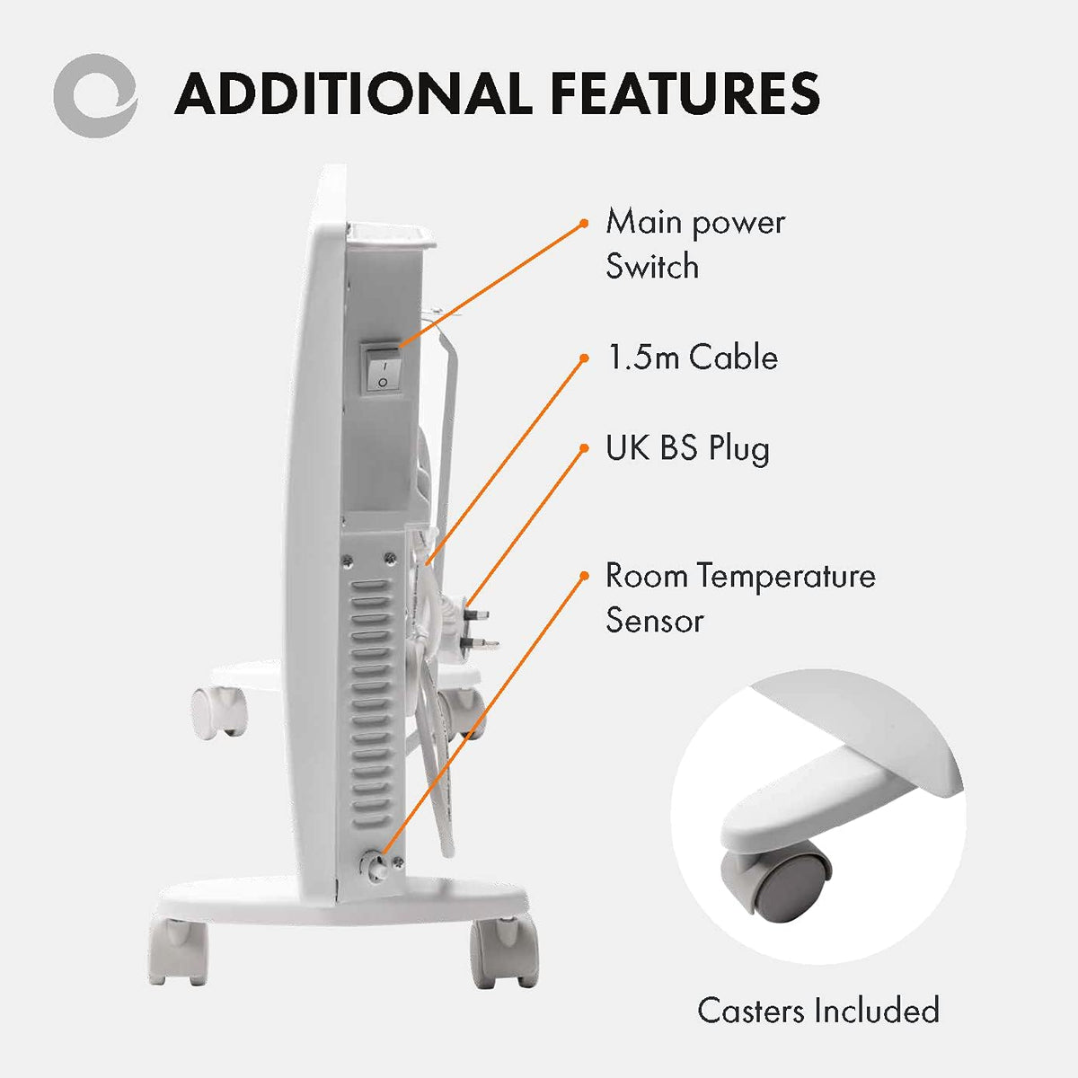 Devola DVS1500W 1500W panel heater – image 6 of 9