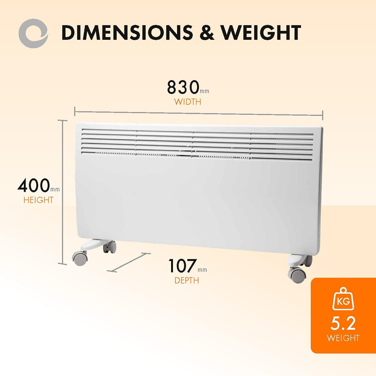 Devola DVS2000W 2000W panel heater – image 4 of 9
