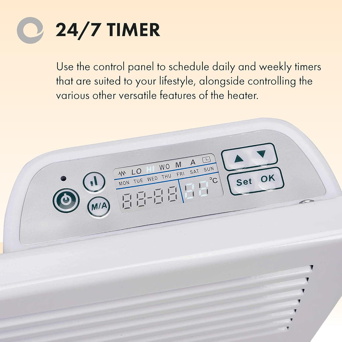Devola DVS2000W 2000W panel heater – image 5 of 9
