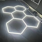 5-grid hexagon LED frame light
