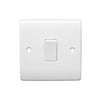 ecolux EXV302 white 1 gang 2 way plate switch