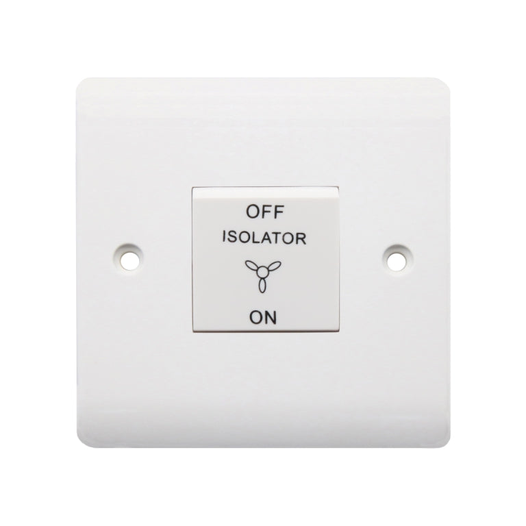 ecolux EXV311 white 3 pole fan isolation switch