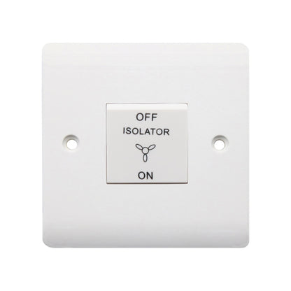 ecolux EXV311 white 3 pole fan isolation switch