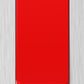 Close-up of brushed steel 45A switch red rocker and neon window