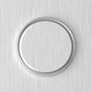 Close-up of brushed steel dimmer rotary knob