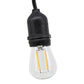 Ener-J LED Festoon Kit (15.2m) iNC 15X2w Filament LED Bulbs